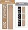 45-Inch Interchangeable Welcome Sign for Front Porch – Large Wooden Standing/Hanging Sign with 12 Replaceable Holiday Icons for 4th of July, Fall, Halloween, and Seasonal Yard Decorations
